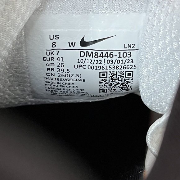 Nike Air Zoom Infinity Tour Next% White Photo Blue Golf DM8446-103 Men Sz 8 Wide - Picture 9 of 9